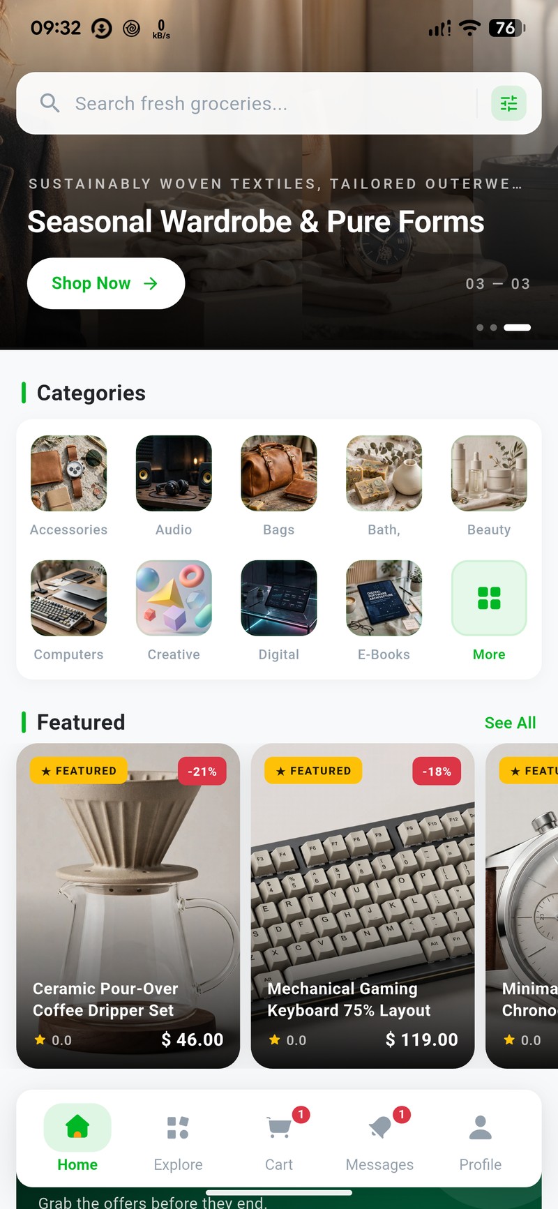 Customer App Mobile Experience